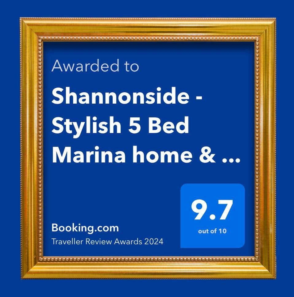 Shannonside - Stylish 5 Bed Marina Home & 40Ft Mooring Termonbarry 외부 사진